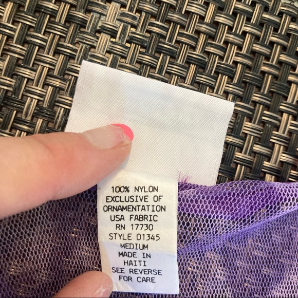 Vintage floral negligee/bathing suit cover up - Picture 8 of 8